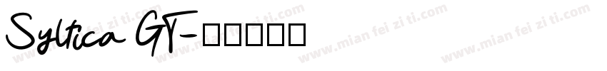 Syltica GT字体转换